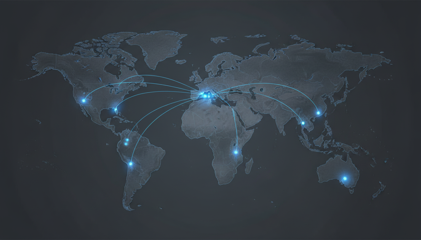 Global map showing Morningstar Worldwide's presence in North India, Texas, New Mexico, and China/India