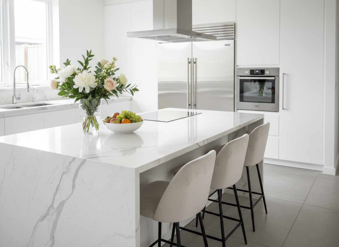 Fully equipped modern kitchen