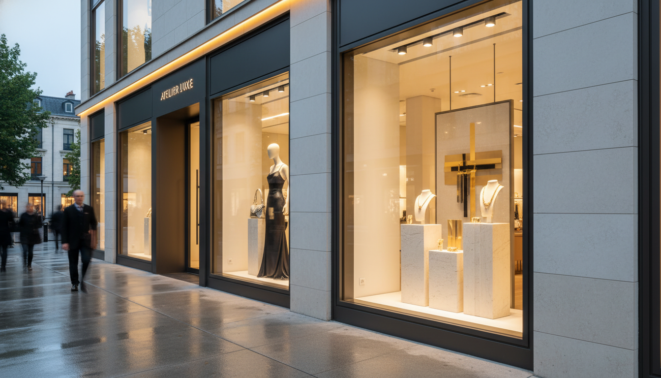 Contemporary retail store interior